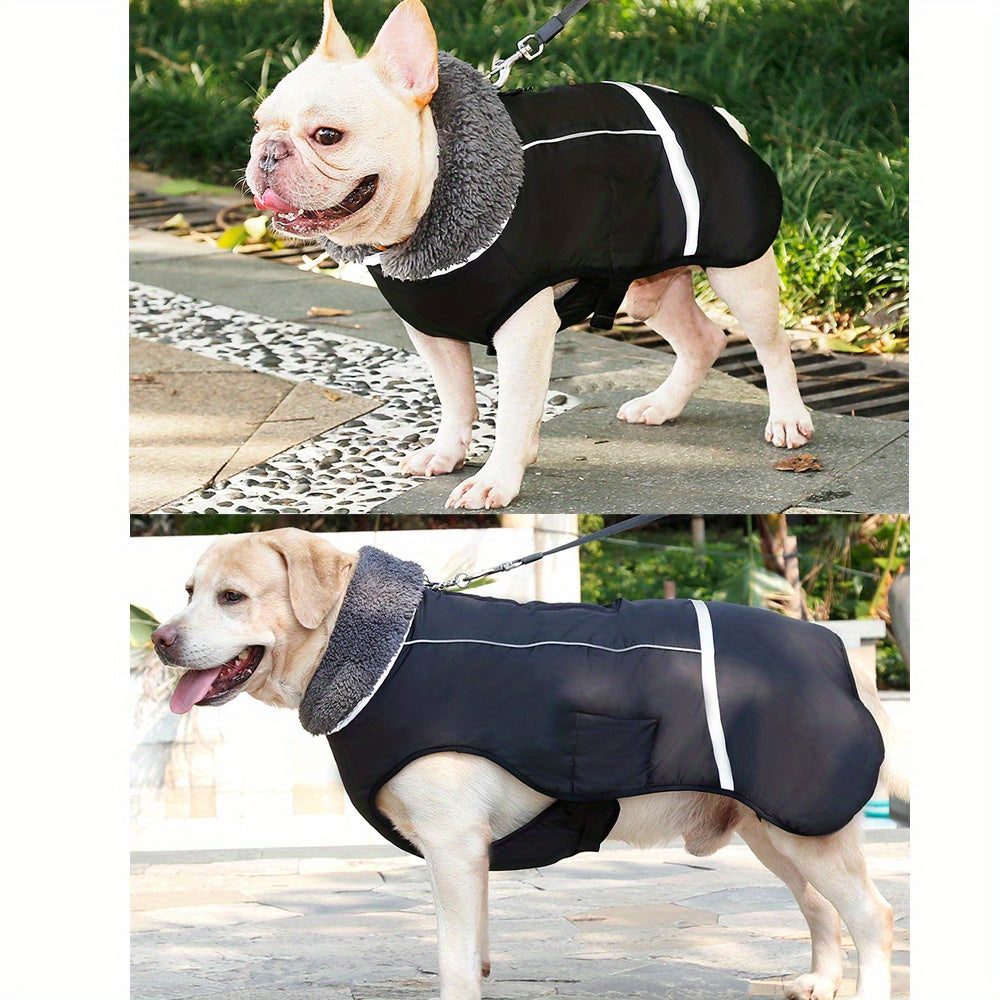 Wasserdichter, Winddichter Hundemantel Für Kaltes Wetter